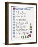 A True Friend-Debbie McMaster-Framed Giclee Print