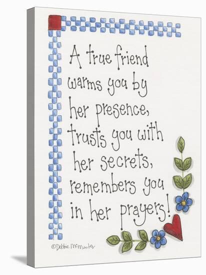 A True Friend-Debbie McMaster-Stretched Canvas