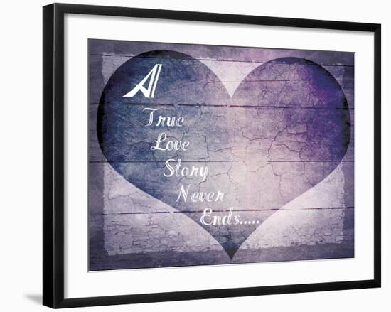 A True Love Story Never Ends-LightBoxJournal-Framed Premium Giclee Print