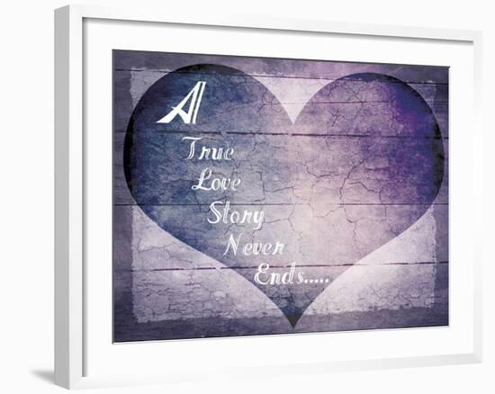 A True Love Story Never Ends-LightBoxJournal-Framed Giclee Print