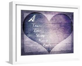 A True Love Story Never Ends-LightBoxJournal-Framed Giclee Print