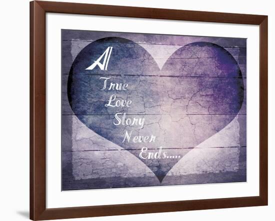 A True Love Story Never Ends-LightBoxJournal-Framed Giclee Print