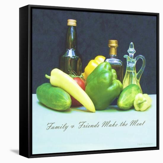 A True Meal-Herb Dickinson-Framed Stretched Canvas