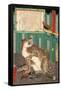 A True Picture of the Fierce Live Tiger Never Seen from the Past to the Present-Kyosai Kawanabe-Framed Stretched Canvas