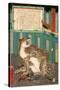 A True Picture of the Fierce Live Tiger Never Seen from the Past to the Present-Kyosai Kawanabe-Stretched Canvas