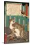 A True Picture of the Fierce Live Tiger Never Seen from the Past to the Present-Kyosai Kawanabe-Stretched Canvas