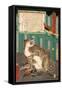 A True Picture of the Fierce Live Tiger Never Seen from the Past to the Present-Kyosai Kawanabe-Framed Stretched Canvas