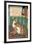 A True Picture of the Fierce Live Tiger Never Seen from the Past to the Present-Kyosai Kawanabe-Framed Giclee Print