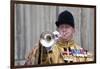 A trumpeter from the Household Cavalry-Associated Newspapers-Framed Photo