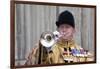 A trumpeter from the Household Cavalry-Associated Newspapers-Framed Photo