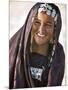A Tuareg Woman with Attractive Silver Jewellery at Her Desert Home, North of Timbuktu, Mali-Nigel Pavitt-Mounted Photographic Print