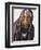 A Tuareg Woman with Attractive Silver Jewellery at Her Desert Home, North of Timbuktu, Mali-Nigel Pavitt-Framed Photographic Print