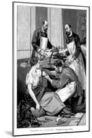 A Tuberculosis Patient Being Given a Transfusion of Goat's Blood, 1891-null-Mounted Giclee Print