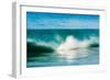 A tubing wave off a Hawaiian beach-Mark A Johnson-Framed Photographic Print