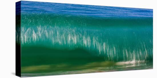 A tubing wave off a Hawaiian beach-Mark A Johnson-Stretched Canvas