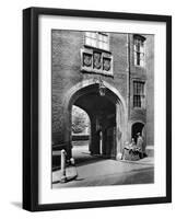 A Tudor Gateway Leading to Lincoln's Inn from Chancery Lane, 1926-1927-McLeish-Framed Giclee Print