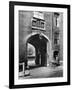 A Tudor Gateway Leading to Lincoln's Inn from Chancery Lane, 1926-1927-McLeish-Framed Giclee Print