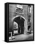 A Tudor Gateway Leading to Lincoln's Inn from Chancery Lane, 1926-1927-McLeish-Framed Stretched Canvas