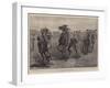 A Tug of War on Horseback, Sports in Maitland Camp-John Charlton-Framed Giclee Print