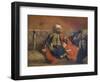 A Turk Smoking Sitting on a Sofa, C. 1840-Eugene Delacroix-Framed Giclee Print