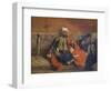 A Turk Smoking Sitting on a Sofa, C. 1840-Eugene Delacroix-Framed Giclee Print