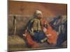 A Turk Smoking Sitting on a Sofa, C. 1840-Eugene Delacroix-Mounted Giclee Print