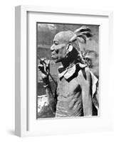 A Turkana Tribesman, Kenya, Africa, 1936-null-Framed Giclee Print