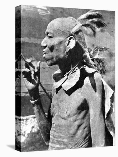 A Turkana Tribesman, Kenya, Africa, 1936-null-Stretched Canvas