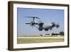 A Turkish Air Force A400M Landing During Exercise Anatolian Eagle-Stocktrek Images-Framed Photographic Print