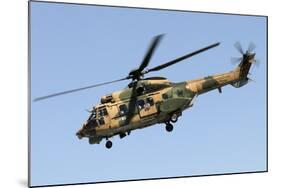 A Turkish Air Force As-532Al Cougar Taking Off from Konya, Turkey-Stocktrek Images-Mounted Photographic Print