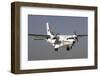 A Turkish Air Force Cn-235M-100 Prepares for Landing-Stocktrek Images-Framed Photographic Print