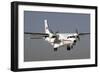 A Turkish Air Force Cn-235M-100 Prepares for Landing-Stocktrek Images-Framed Photographic Print