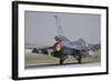 A Turkish Air Force F-16C Block 52+ Taking Off from Konya Air Base, Turkey-Stocktrek Images-Framed Photographic Print