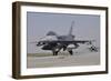 A Turkish Air Force F-16C Block 52+ Taxiing at Konya Air Base, Turkey-Stocktrek Images-Framed Photographic Print