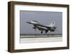 A Turkish Air Force F-16C Fighting Falcon in Midair-Stocktrek Images-Framed Photographic Print