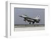 A Turkish Air Force F-16C Fighting Falcon in Midair-Stocktrek Images-Framed Photographic Print