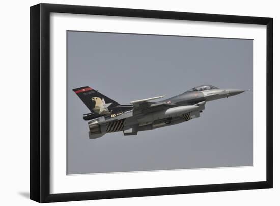 A Turkish Air Force F-16C Taking Off-Stocktrek Images-Framed Photographic Print