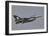 A Turkish Air Force F-16C Taking Off-Stocktrek Images-Framed Photographic Print