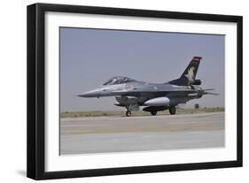 A Turkish Air Force F-16C with Solo Turk Display-Stocktrek Images-Framed Photographic Print