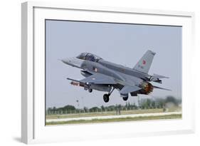 A Turkish Air Force F-16D Block 50+ Taking Off from Konya Air Base-Stocktrek Images-Framed Photographic Print