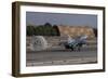 A Turkish Air Force F-16D Deploys Drag Chute for Landing-Stocktrek Images-Framed Photographic Print