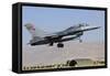 A Turkish Air Force F-16D Fighting Falcon-Stocktrek Images-Framed Stretched Canvas