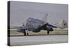A Turkish Air Force F-4E 2020 Terminator Deploys its Drag Chute Upon Landing-Stocktrek Images-Stretched Canvas