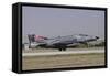 A Turkish Air Force F-4E 2020 Terminator Landing at Konya Air Base, Turkey-Stocktrek Images-Framed Stretched Canvas