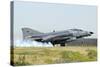 A Turkish Air Force F-4E 2020 Terminator Landing at Konya Air Base-Stocktrek Images-Stretched Canvas