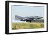 A Turkish Air Force F-4E 2020 Terminator Landing at Konya Air Base-Stocktrek Images-Framed Photographic Print
