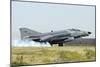 A Turkish Air Force F-4E 2020 Terminator Landing at Konya Air Base-Stocktrek Images-Mounted Photographic Print