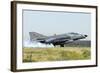 A Turkish Air Force F-4E 2020 Terminator Landing at Konya Air Base-Stocktrek Images-Framed Photographic Print