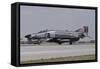 A Turkish Air Force F-4E 2020 Terminator Ready for Take-Off-Stocktrek Images-Framed Stretched Canvas