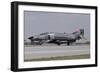 A Turkish Air Force F-4E 2020 Terminator Ready for Take-Off-Stocktrek Images-Framed Photographic Print